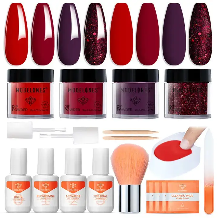 All-In-One Dip Powder Kit Blood Plum