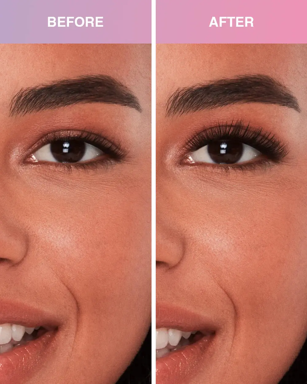 Press On Pre-glued Underlash Extensions Naked Natural Mini Set - Image 3
