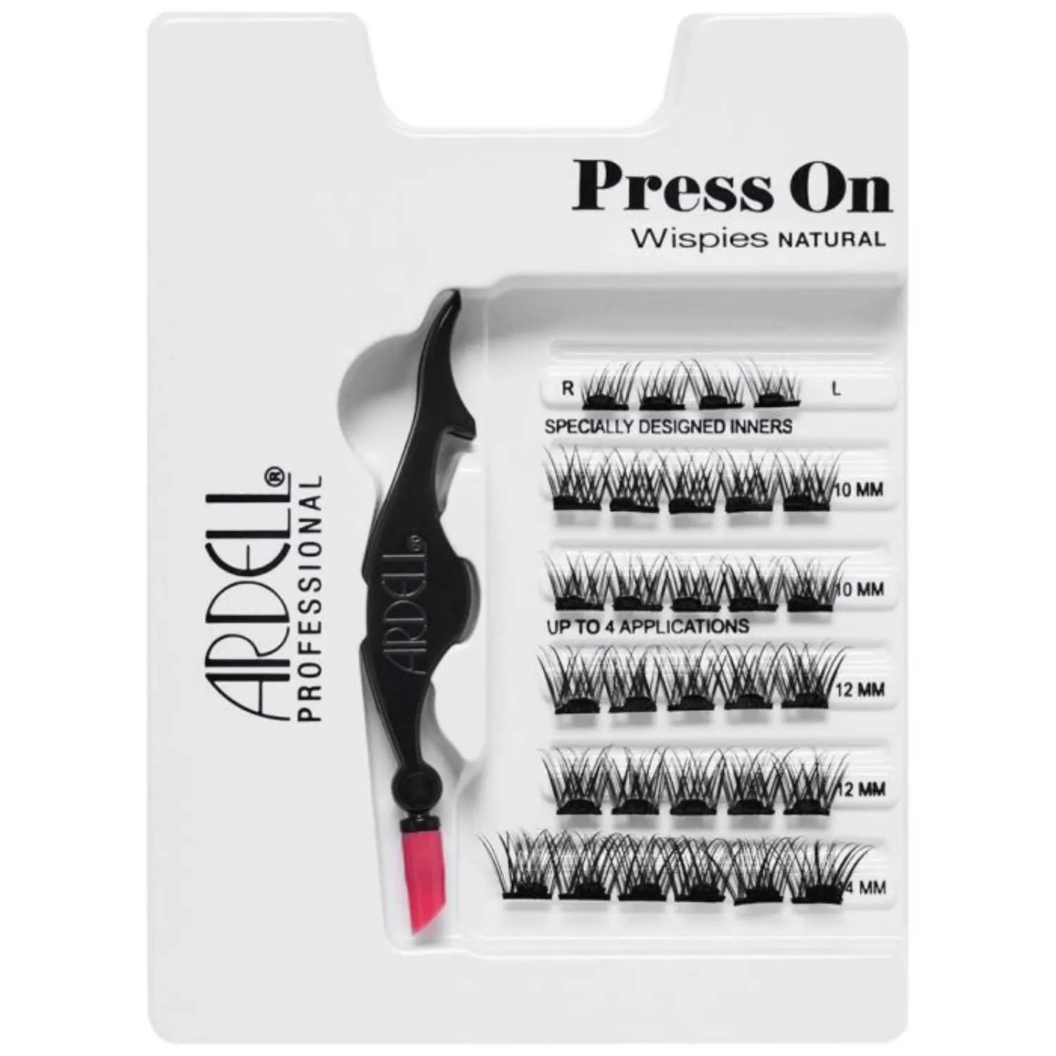 Press On Pre-glued Underlash Extensions Wispies Natural Starterskit - Image 6