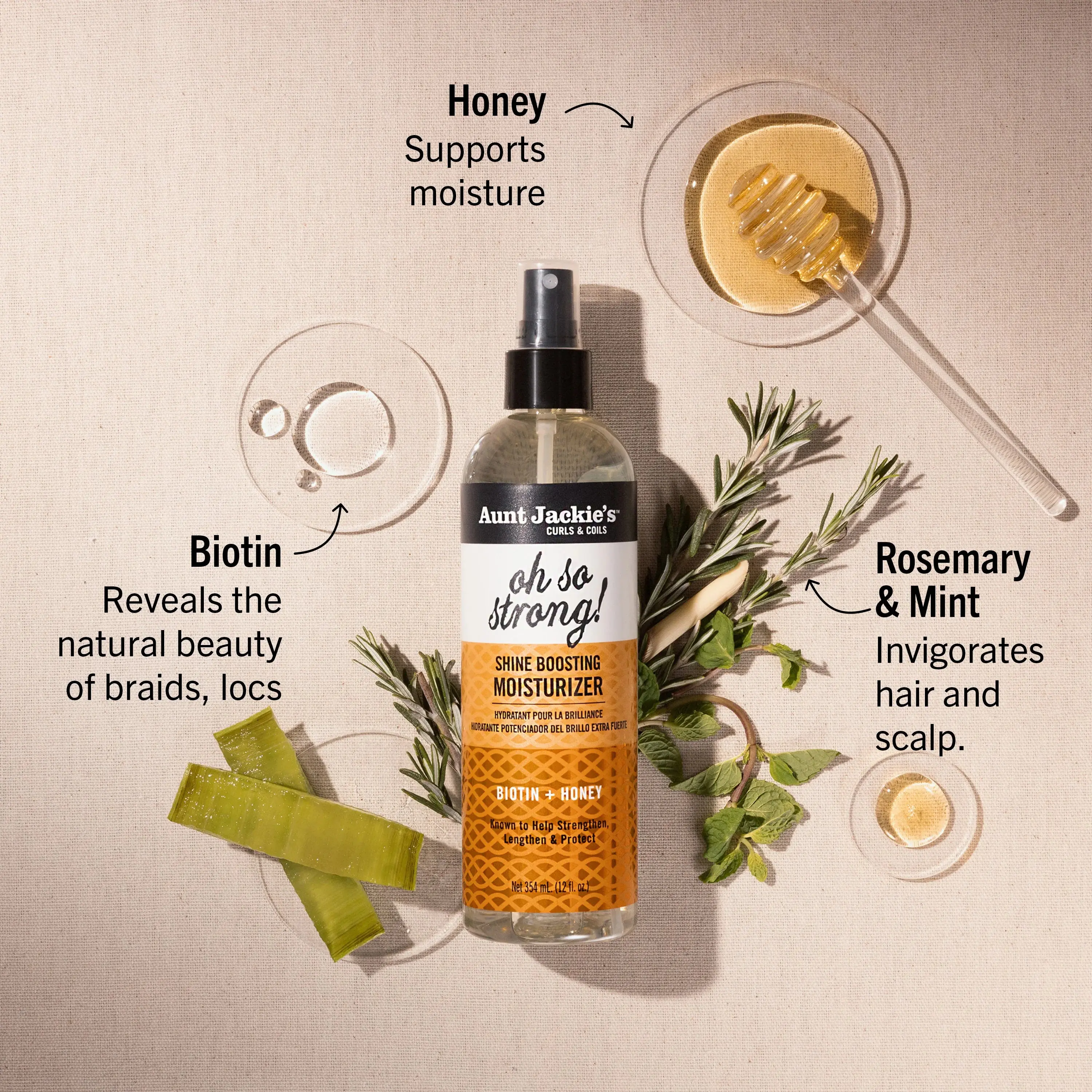 Biotin + Honey Shine Boosting Moisturizer - Image 3