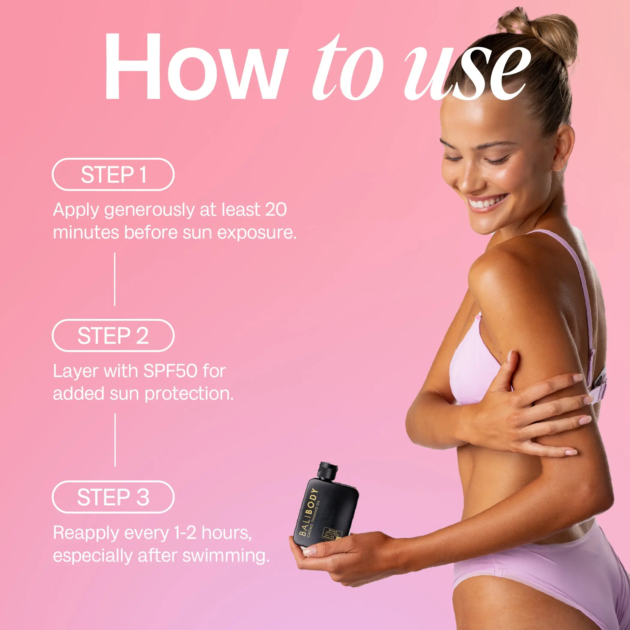 Cacao Tanning Oil SPF15 - Image 4