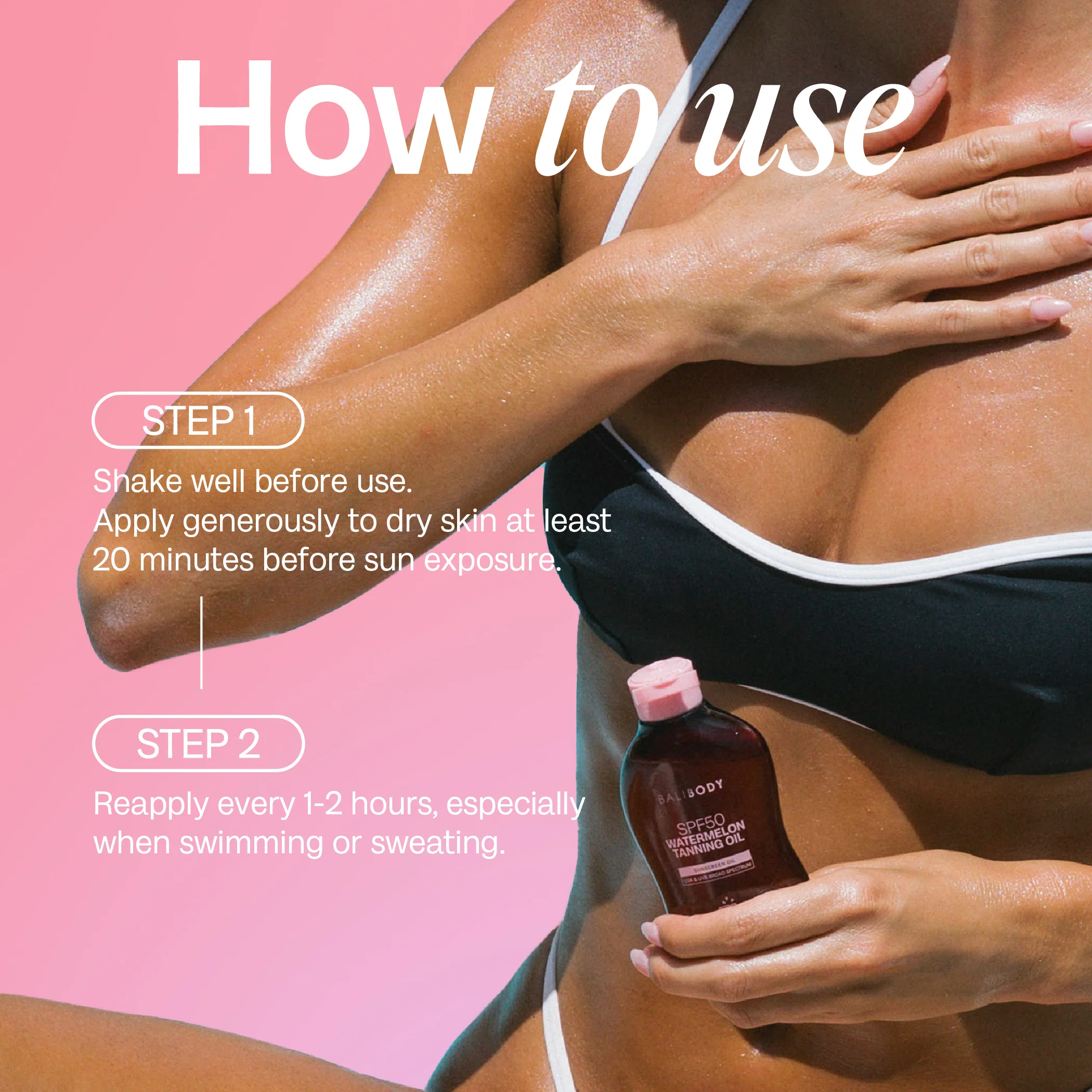 Watermelon Tanning Oil SPF50 - Image 6