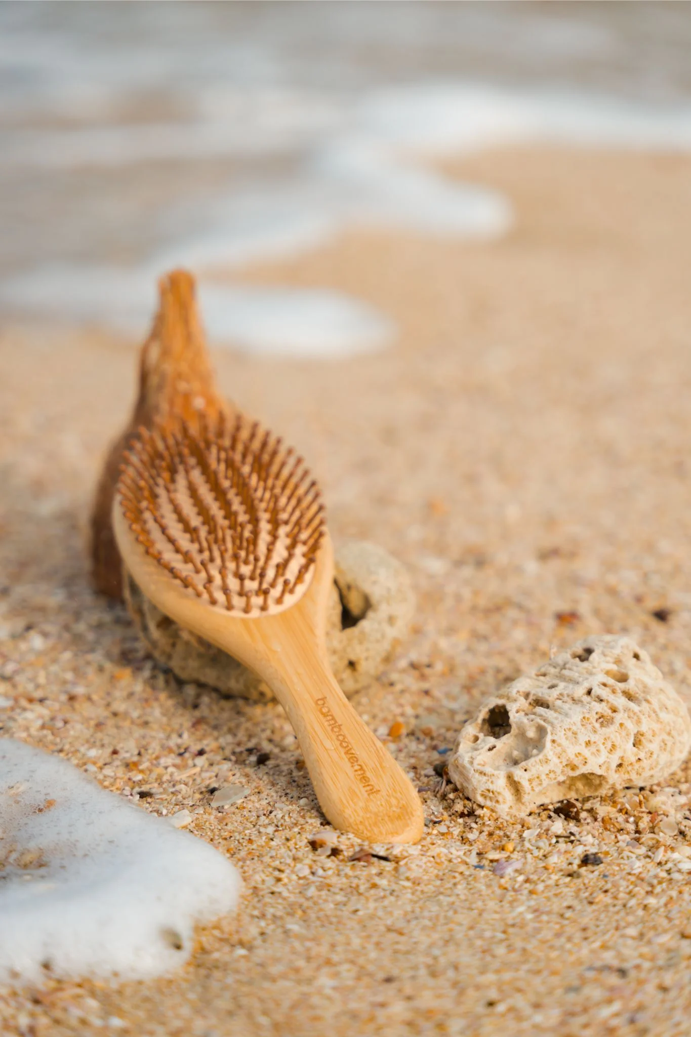 Bamboo Oval Hairbrush - Image 5
