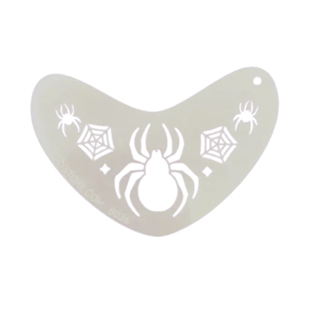 Boomerang Face Paint Stencil By Art Factory Spider Crown