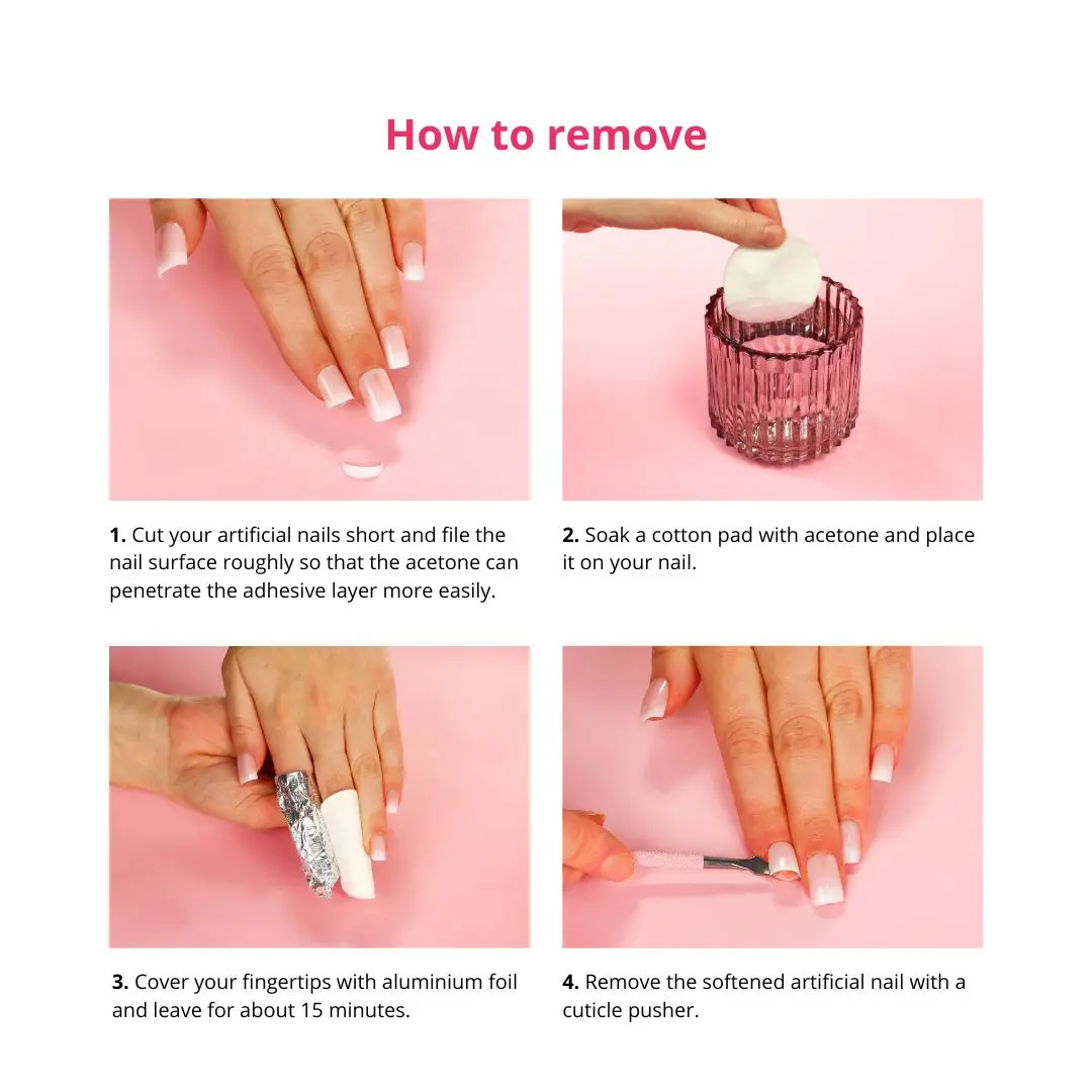 24 pcs Press On Nails Dripping Gold - Image 8