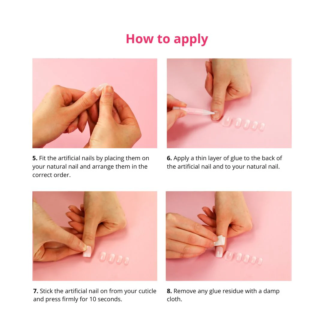 24 pcs Press On Nails Glazed Donut - Image 7