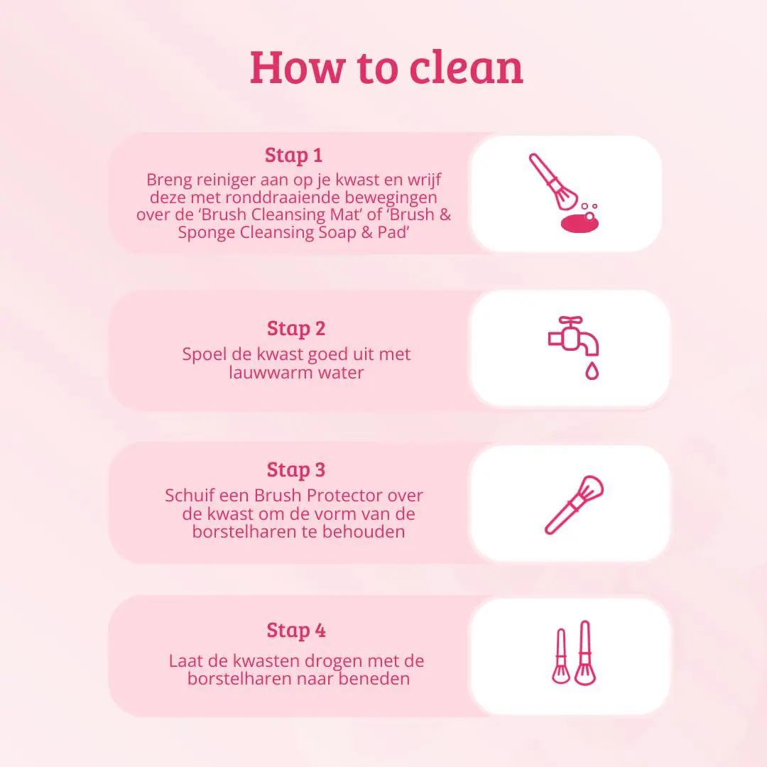 Soft Pink & Gold Multifunctional Blending Brush - Image 6