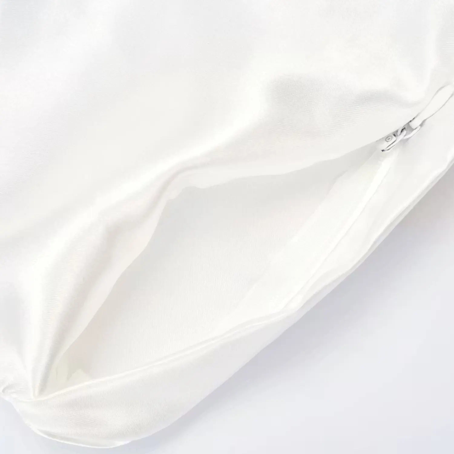 Luxe Satin Pillowcase White - Image 3