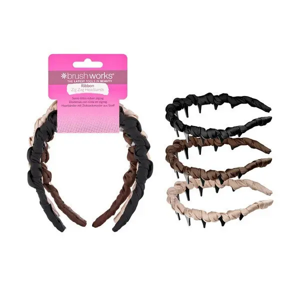 Ribbon Zig Zag Headbands 3 Pack - Image 6