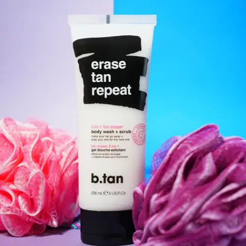 Erase Tan Repeat  2 in 1 Tan Eraser Body Wash + Scrub - Image 4