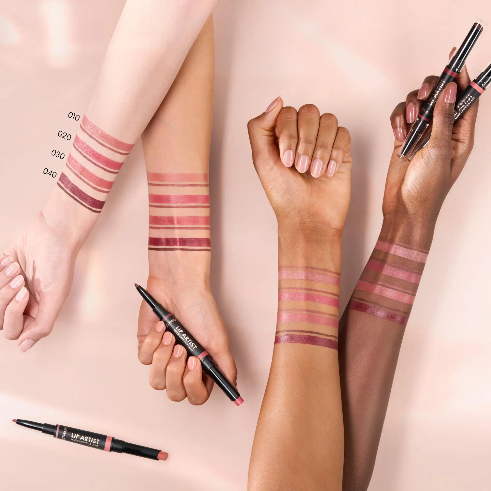 Lip Artist Matte Lipstick & Liner 030 Best Friends Forever - Image 5