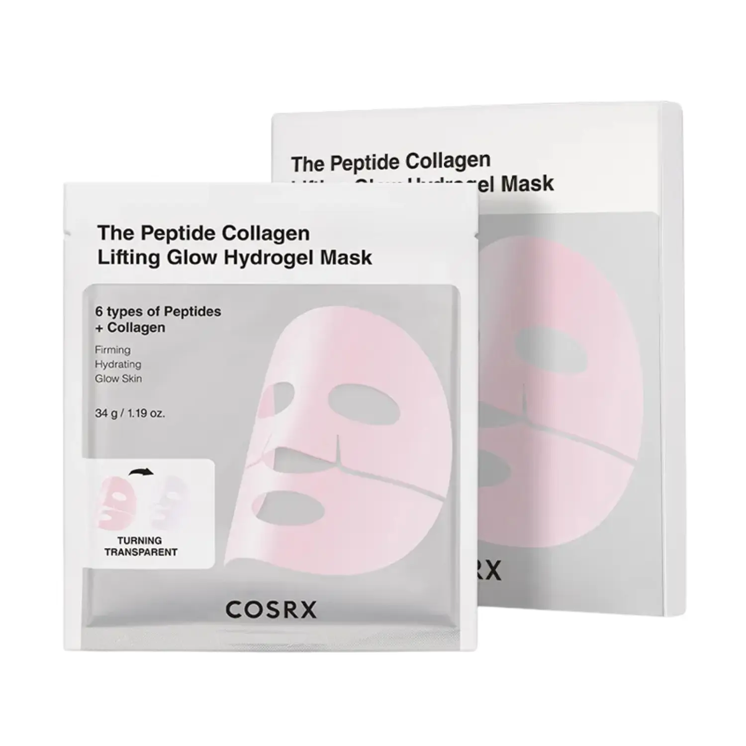 Peptide Collagen Glow Hydrogel Mask 3-Pack