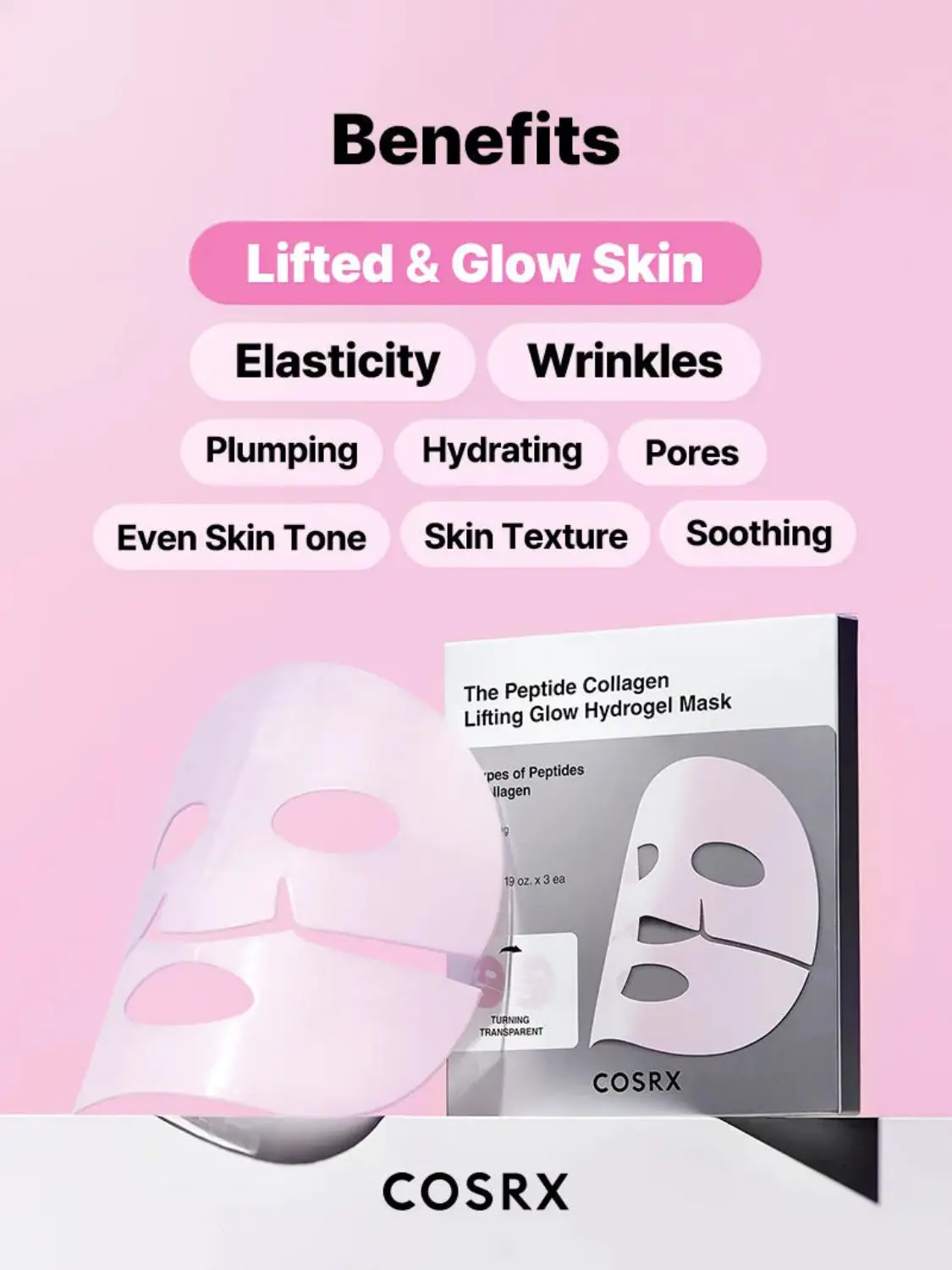 Peptide Collagen Glow Hydrogel Mask - Image 6