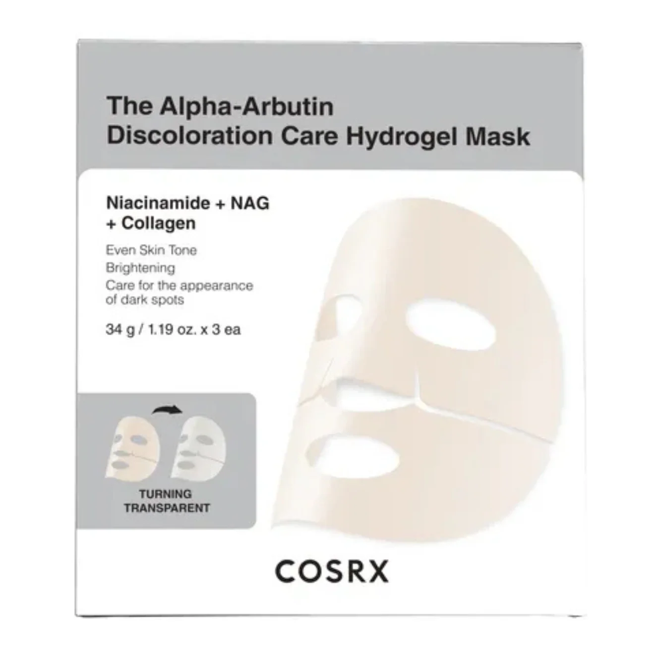 The Alpha-Arbutin Discoloration Care Hydrogel Mask