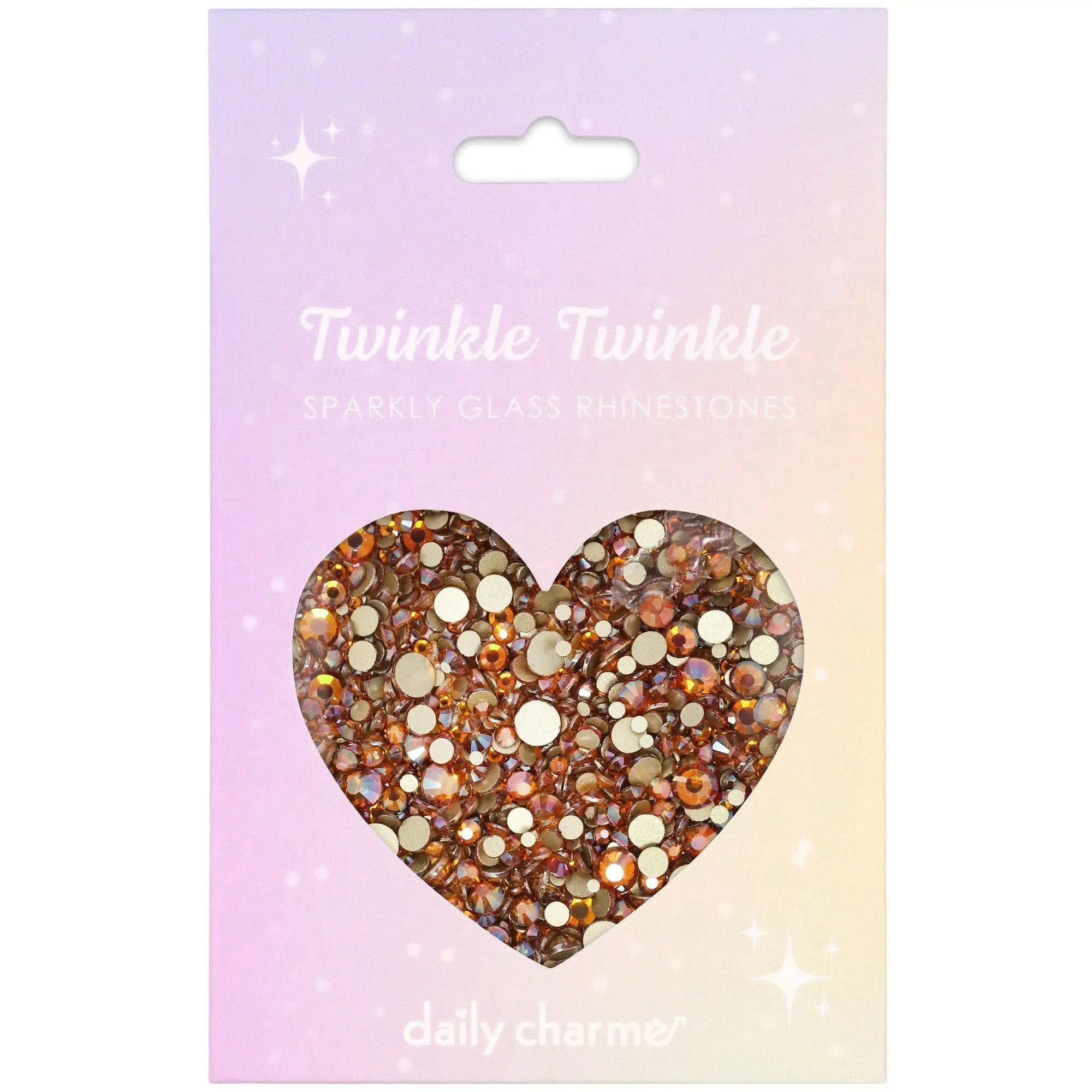 Twinkle Twinkle Rhinestone Amber Glow