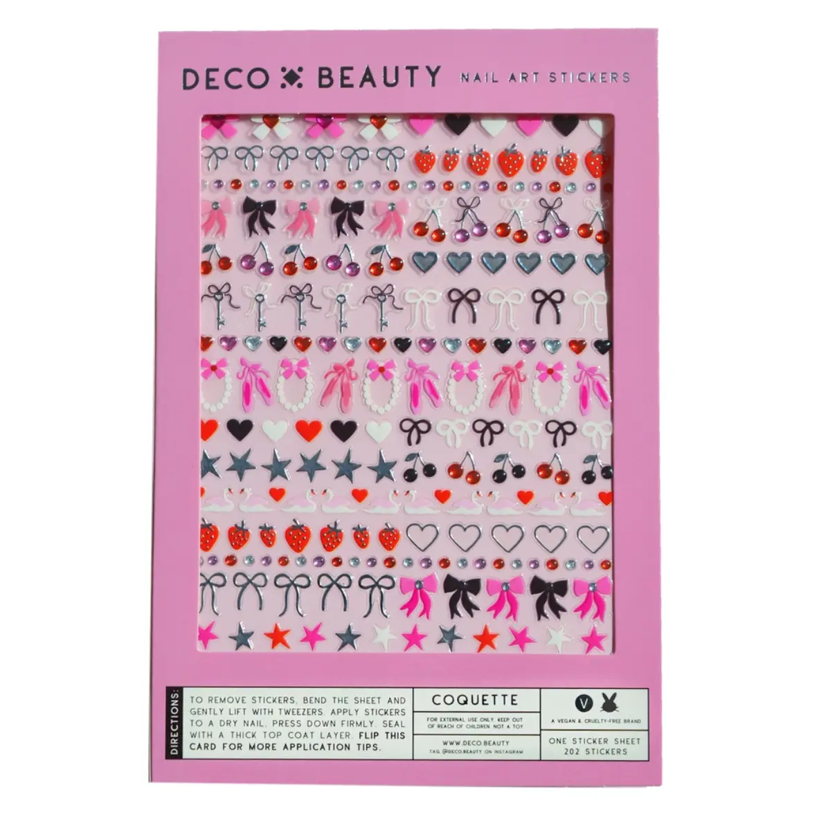 Nail Art Stickers Coquette