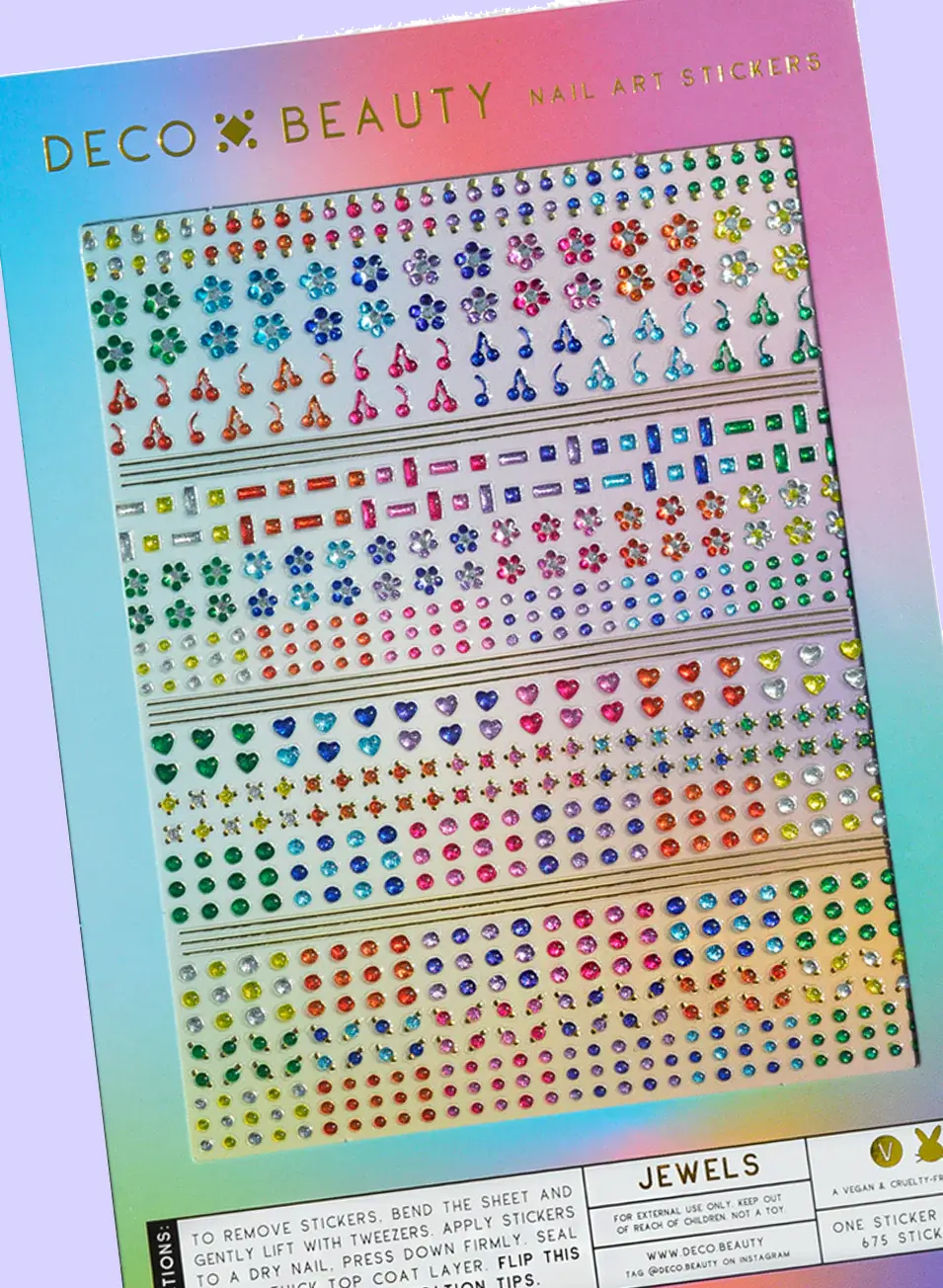 Nail Art Stickers Jewels - Image 5
