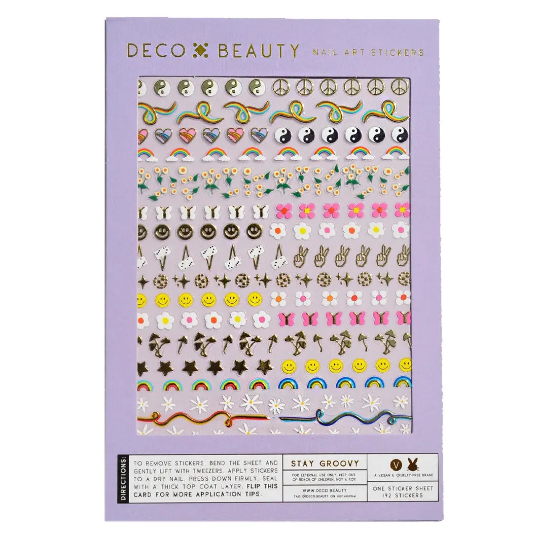Nail Art Stickers Stay Groovy