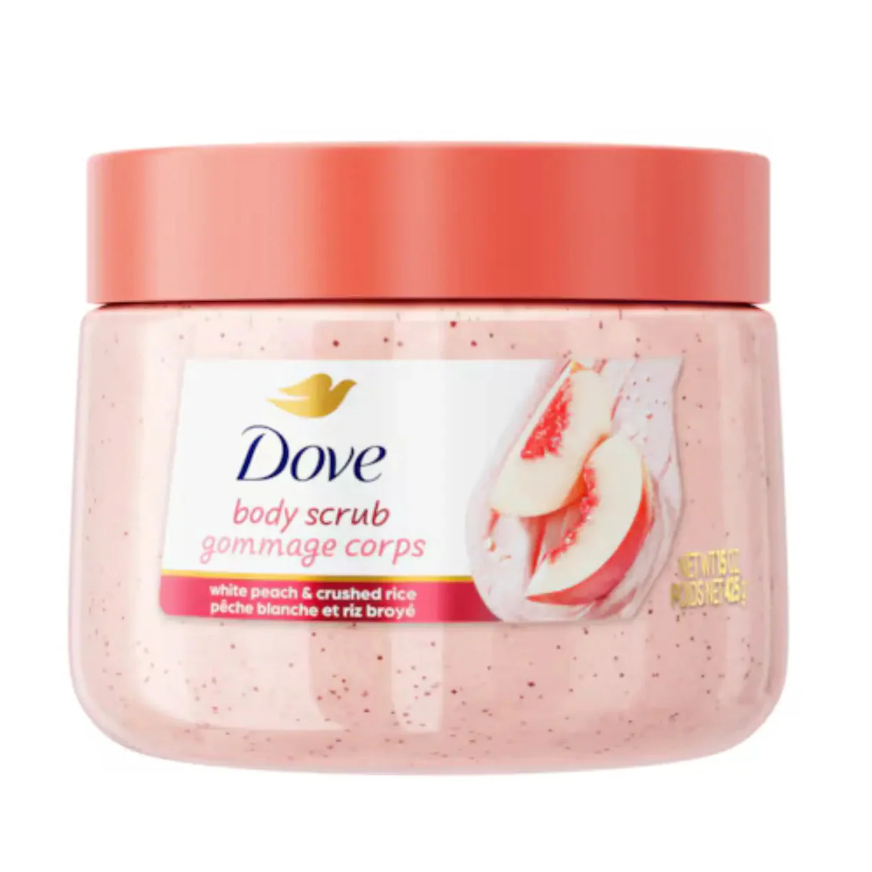White Peach & Crushed Rice Body Scrub