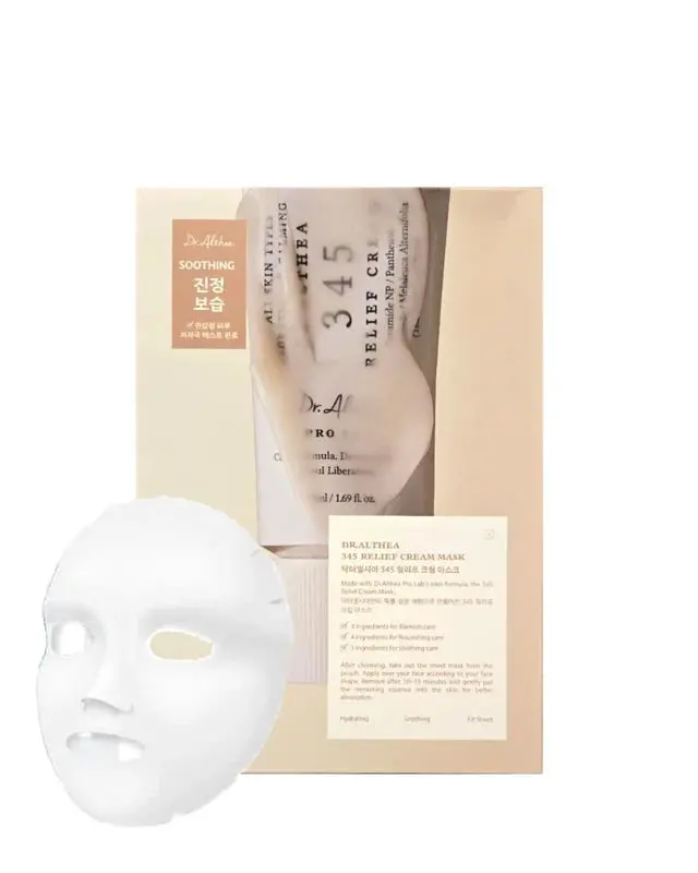 345 Relief Cream Mask 4-Pack - Image 5