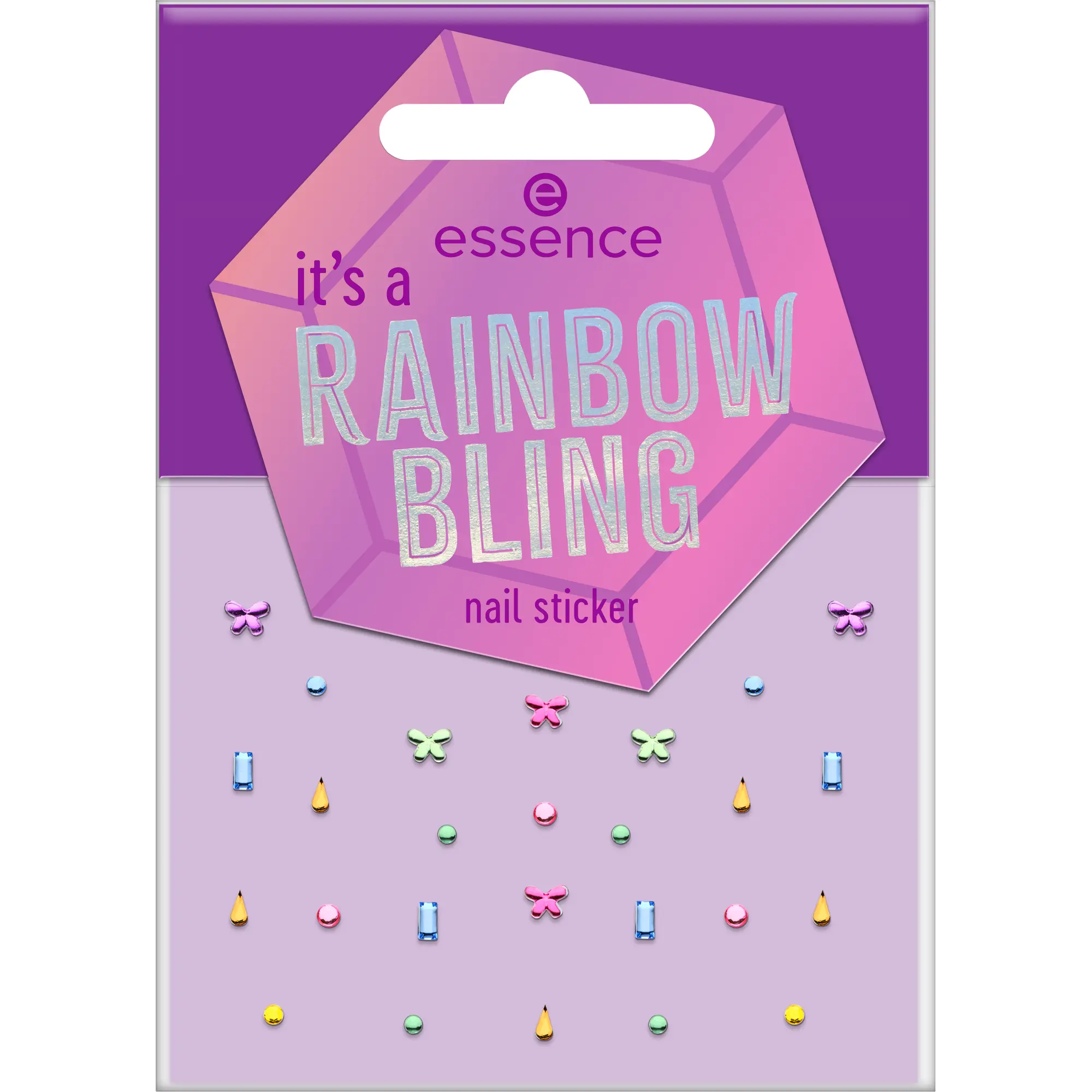 It's A Rainbow Bling Nail Sticker
