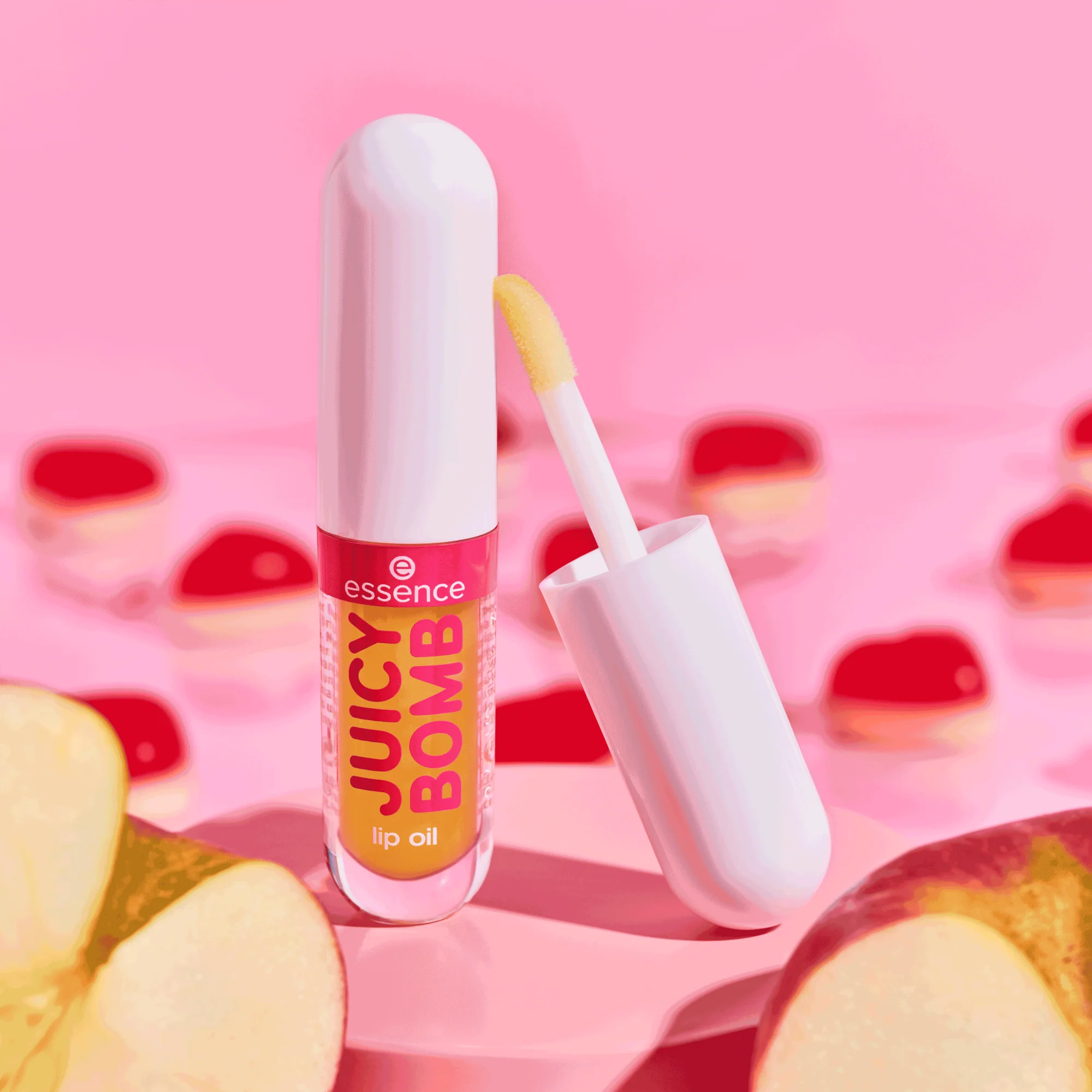 Juicy Bomb Party Lip Oil 04 Adorable Apple - Image 2