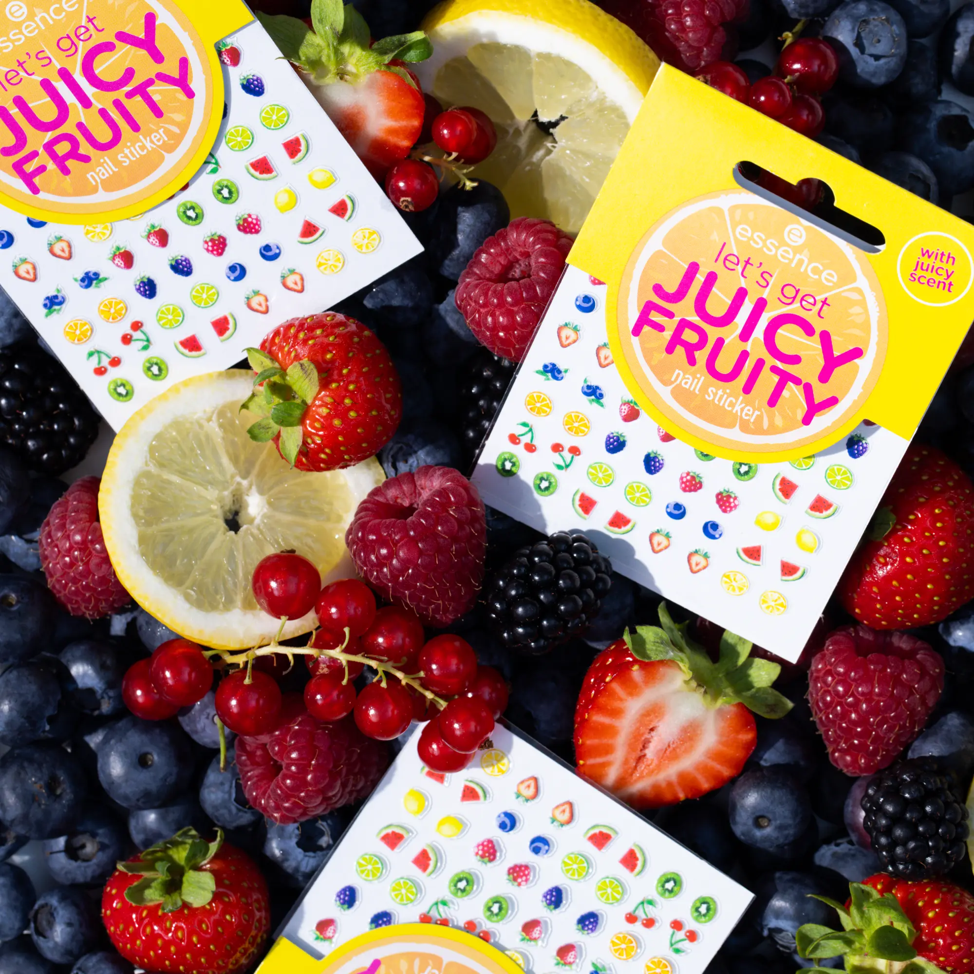 Let's Get Juicy Fruity Nail Sticker - Image 3