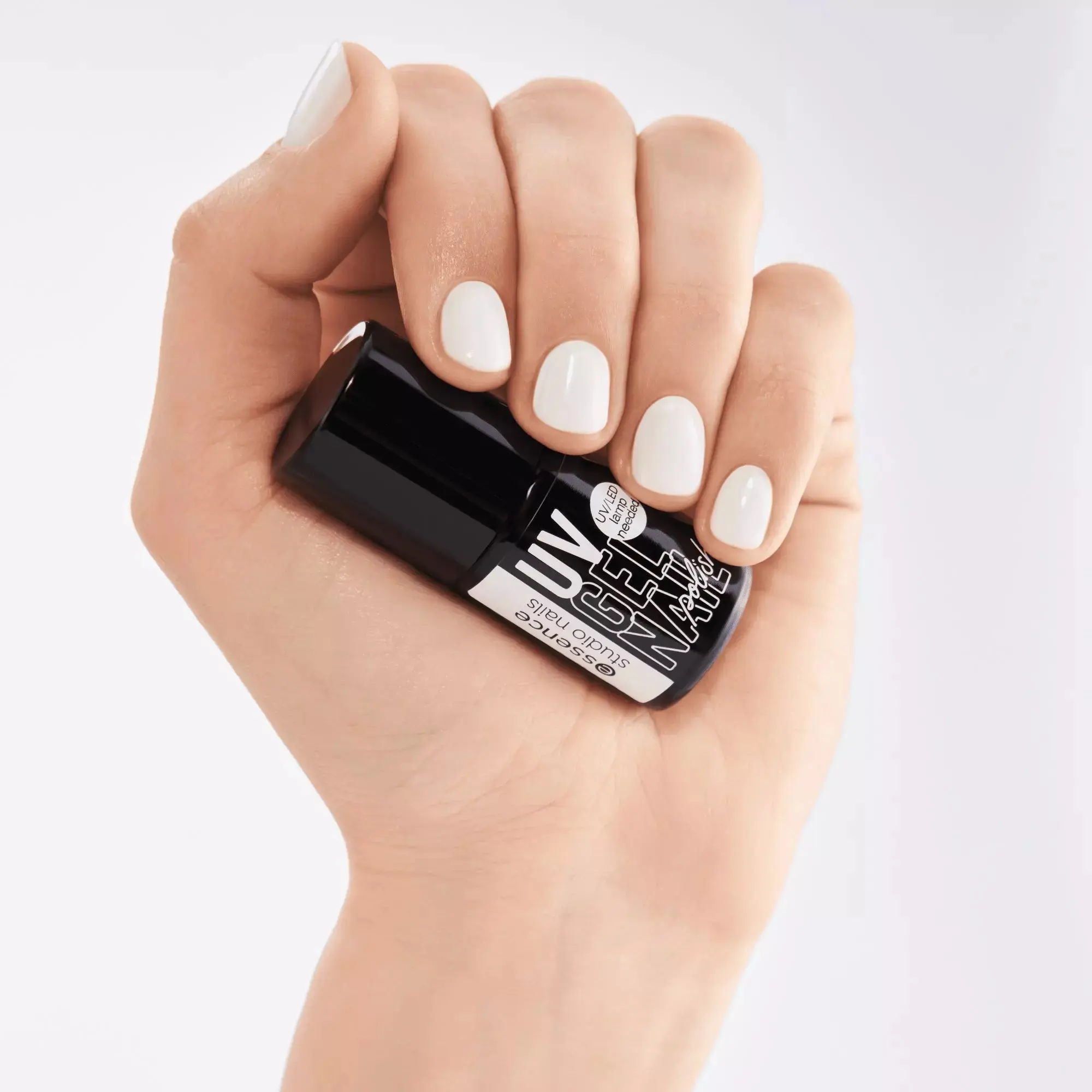 Studio Nails UV Gel Nail Polish 01 White All Night - Image 4