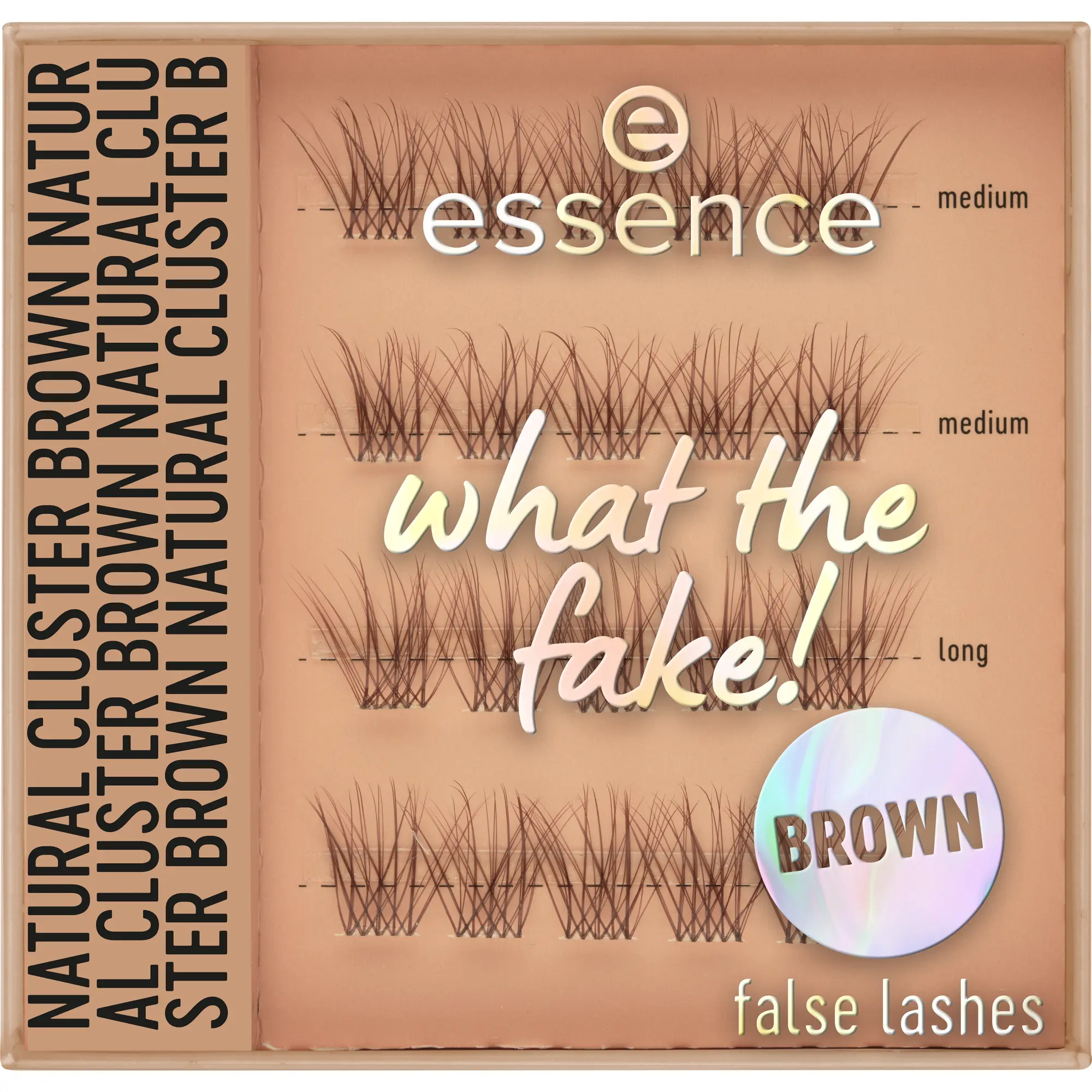What The Fake! False Lashes 05 Natural Cluster Brown