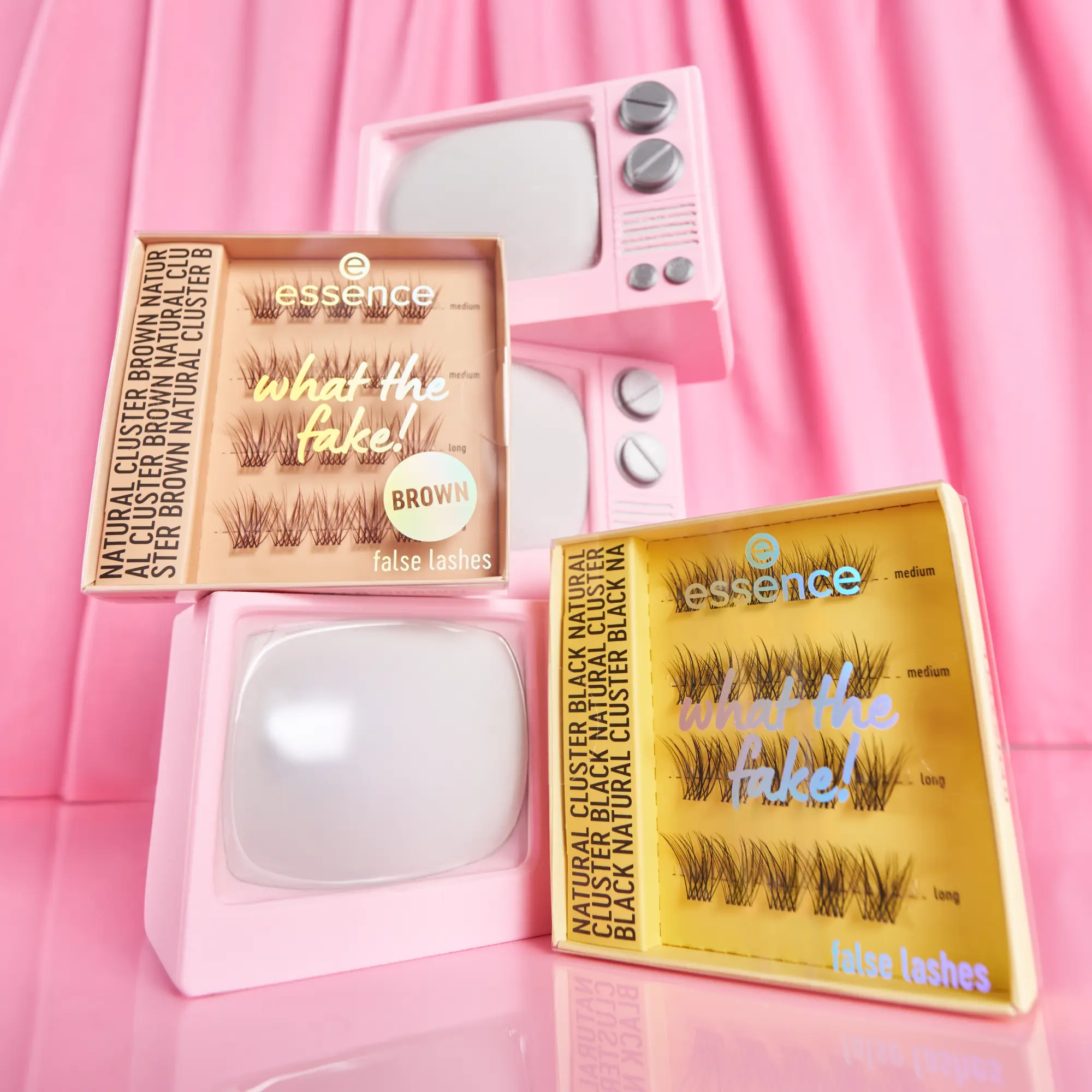 What The Fake! False Lashes 05 Natural Cluster Brown - Image 8