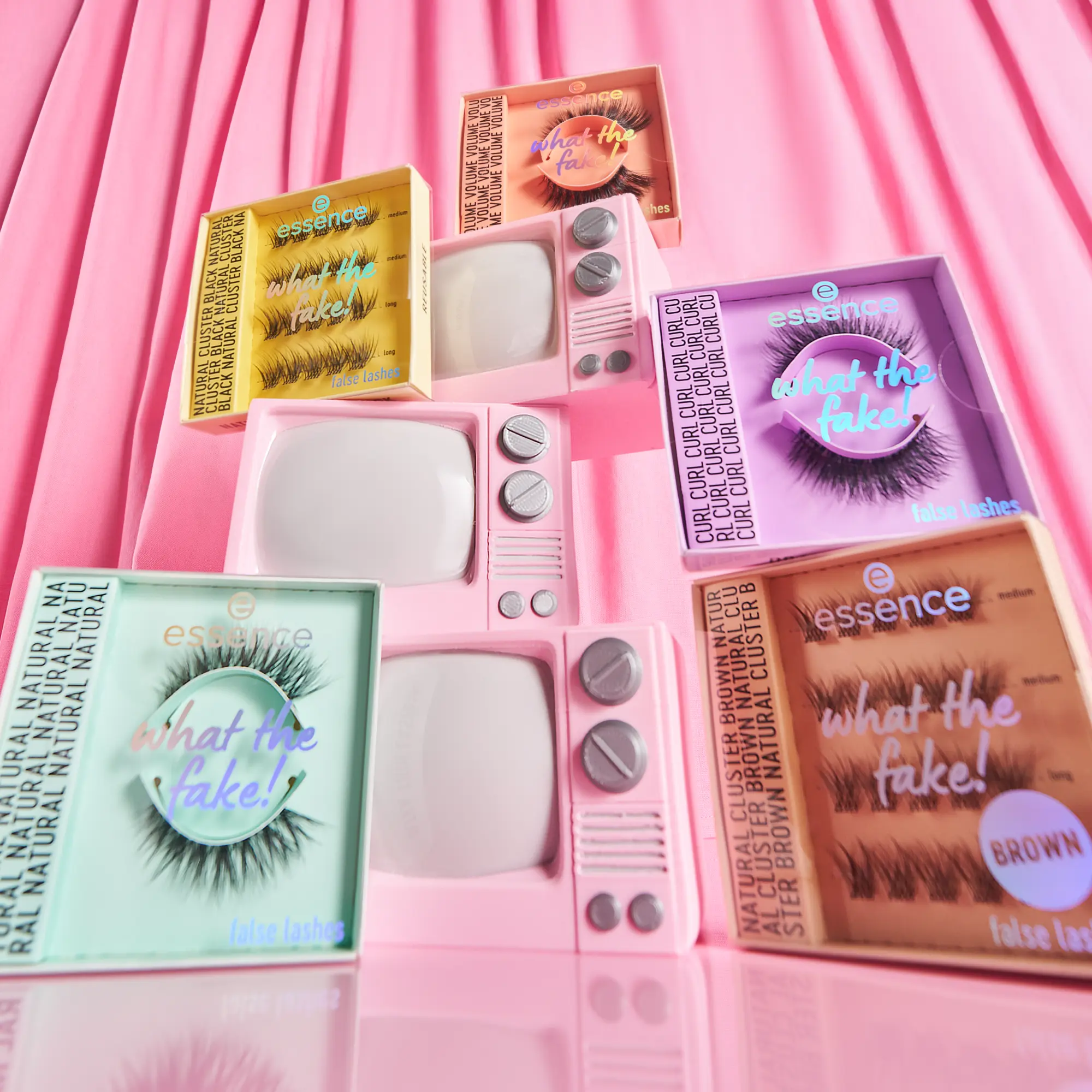 What The Fake! False Lashes 05 Natural Cluster Brown - Image 9