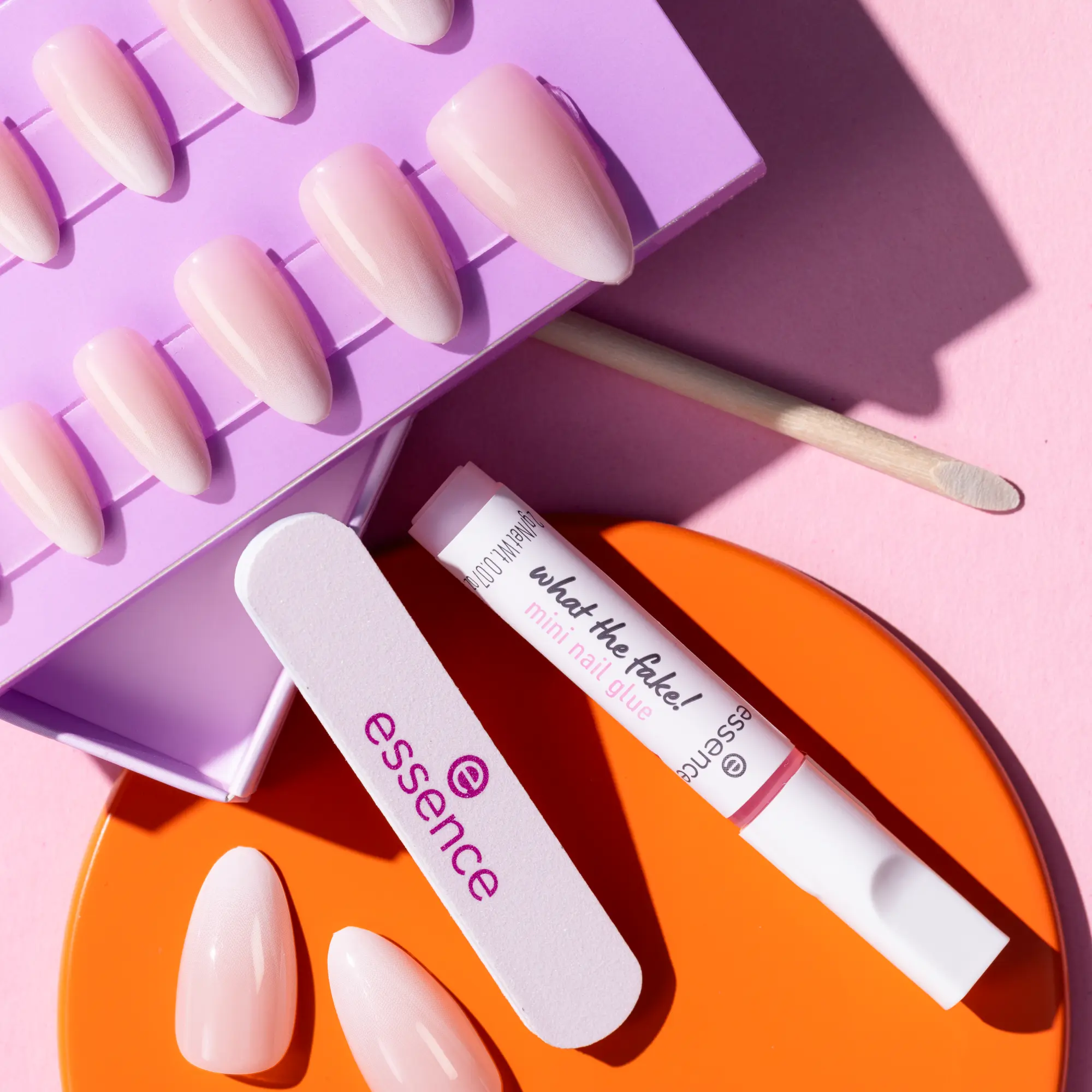 What The Fake! Press-on Nails Manicure Set 03 Babyboomer - Image 4