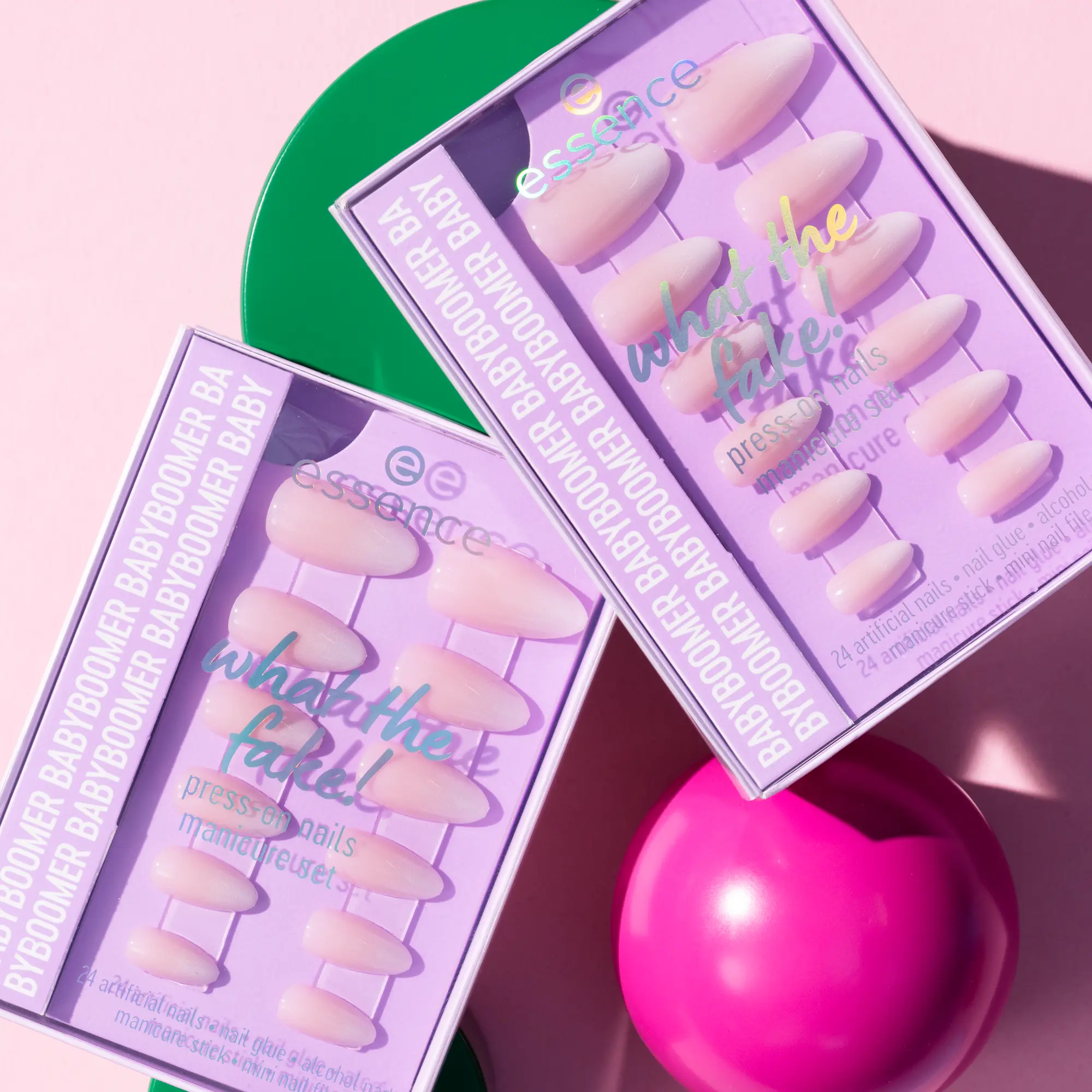 What The Fake! Press-on Nails Manicure Set 03 Babyboomer - Image 5