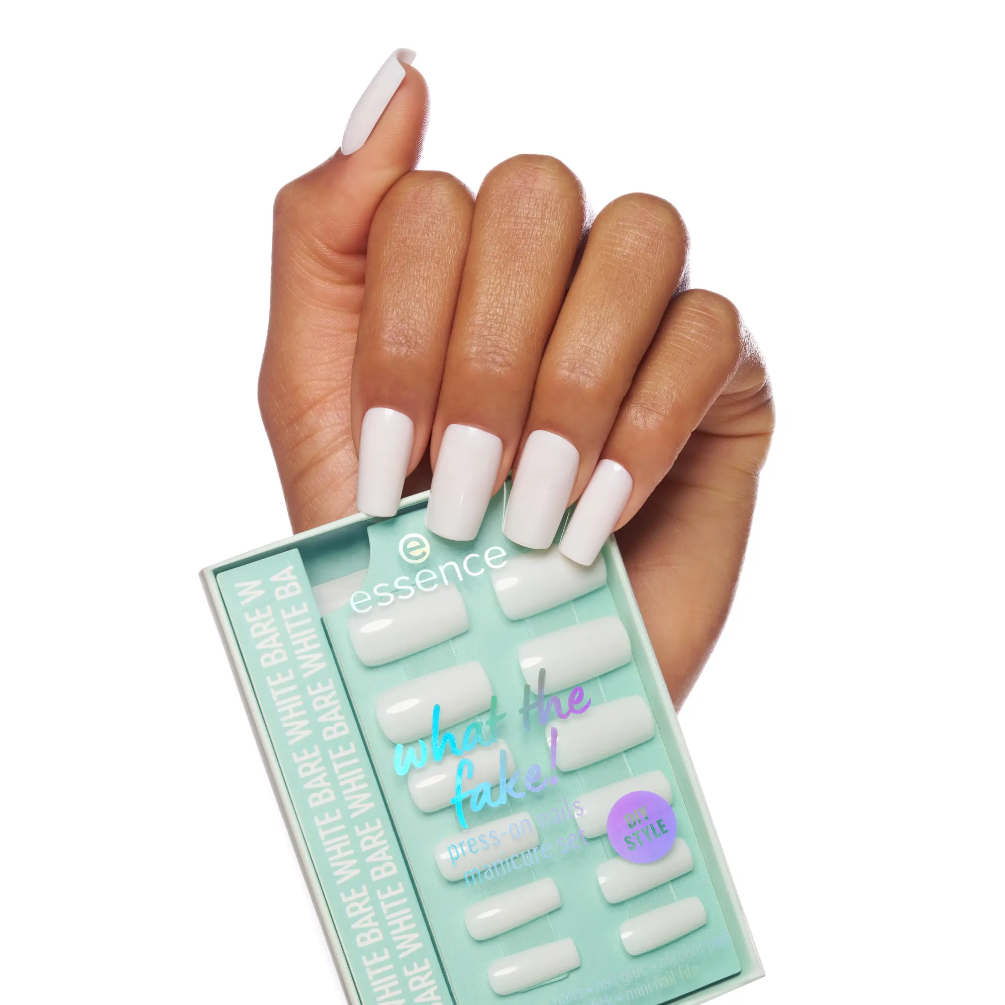 What The Fake! Press-on Nails Manicure Set 04 Bare White - Image 5