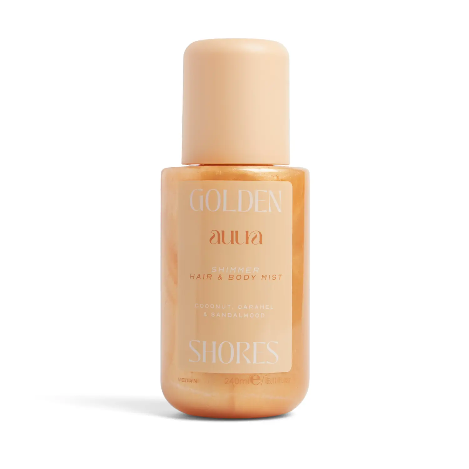 Auura Shimmer Hair & Body Mist Golden Shores