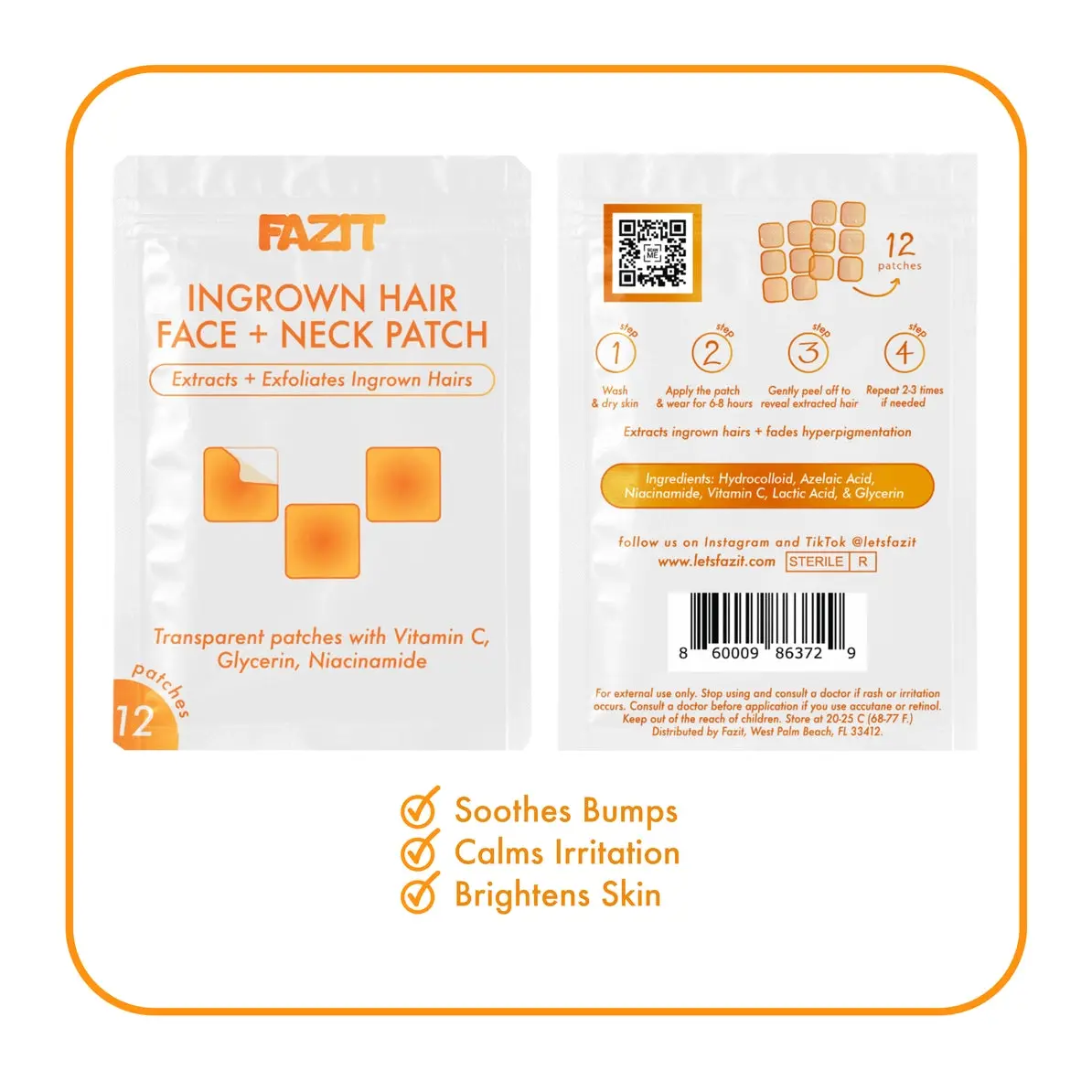 Ingrown Hair Face and Neck Beard Patch - Image 4