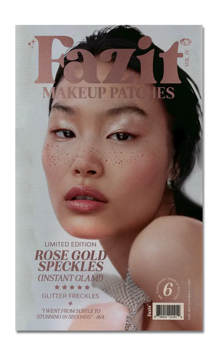Make Up Patches Rose Gold Stardust Speckles