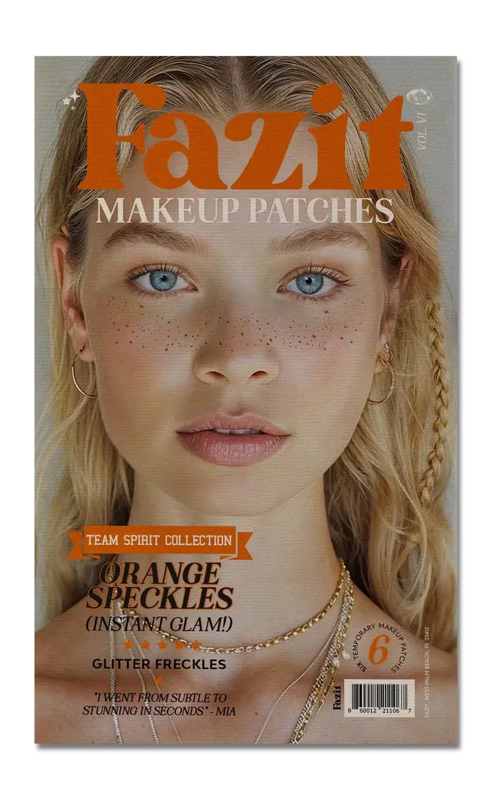 Makeup Patches Orange Spirit Speckles