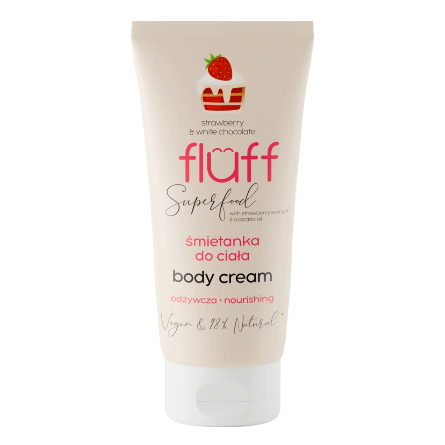 Body Cream Strawberry And White Chocolate