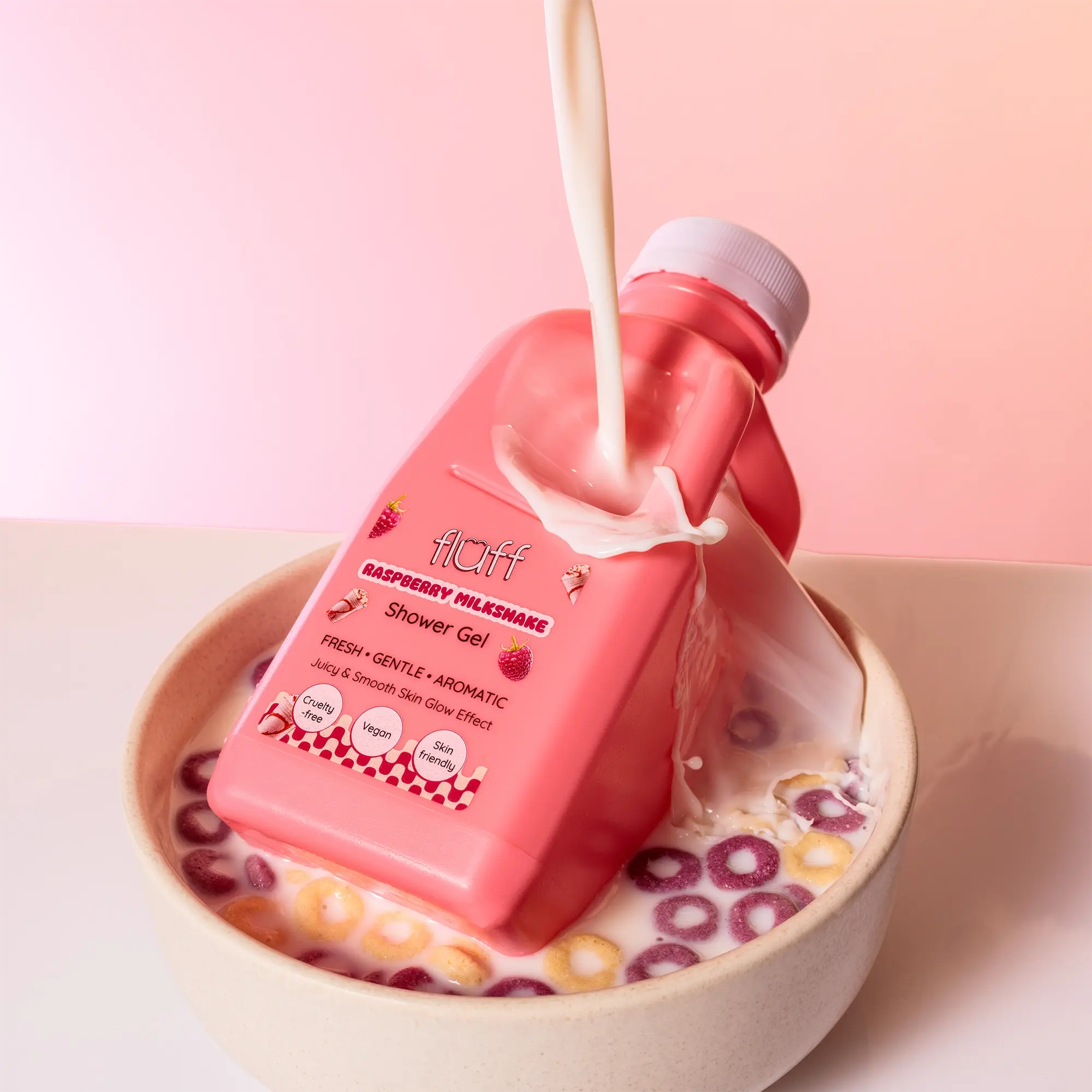 Shower Gel Raspberry Milkshake - Image 4