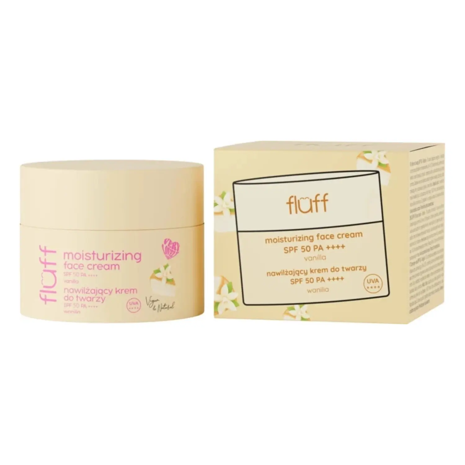 SPF50 Face cream Vanilla - Image 3
