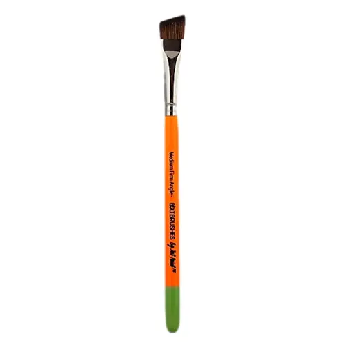 Face Painting Brushes By Jest Paint Medium Firm Angle 5/8 Inch