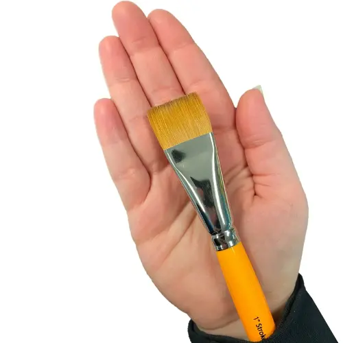 Face Painting Brushes By Jest Paint 1 Inch Stroke - Image 2