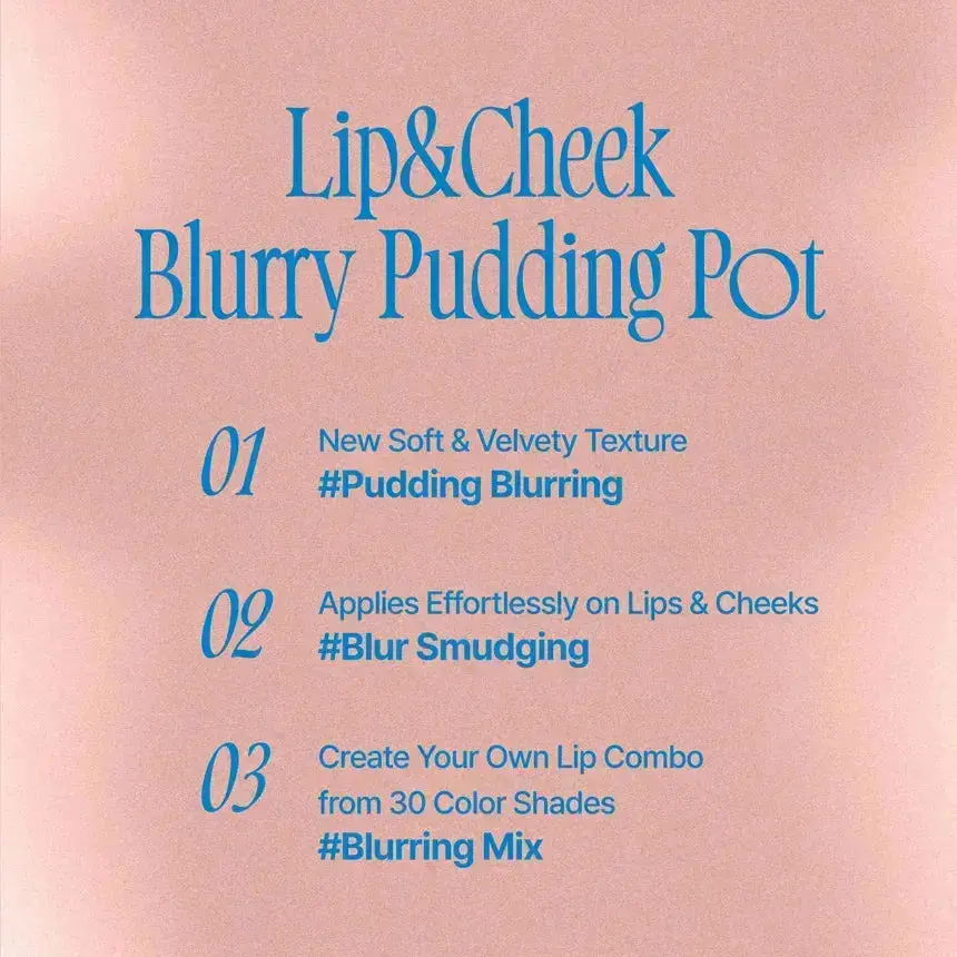 Lip & Cheek Blurry Pudding Pot RS03 Faded - Image 3