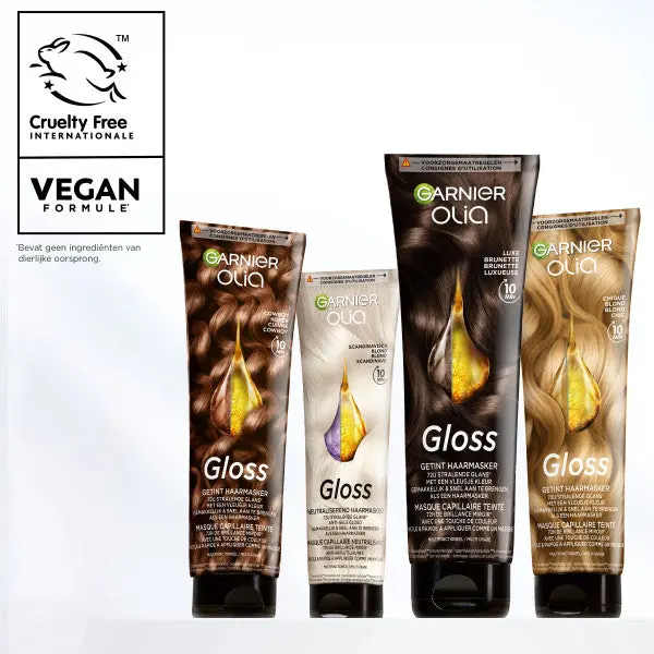 Olia Gloss Colored Hair Mask Smokey Brown - Image 3