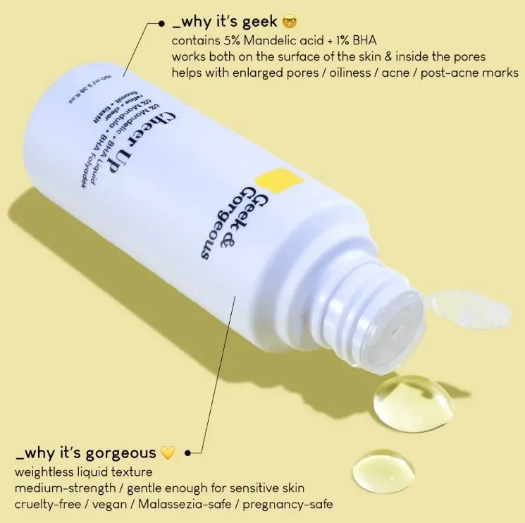 Cheer Up 6% Mandelic + BHA Liquid Exfoliant - Image 2