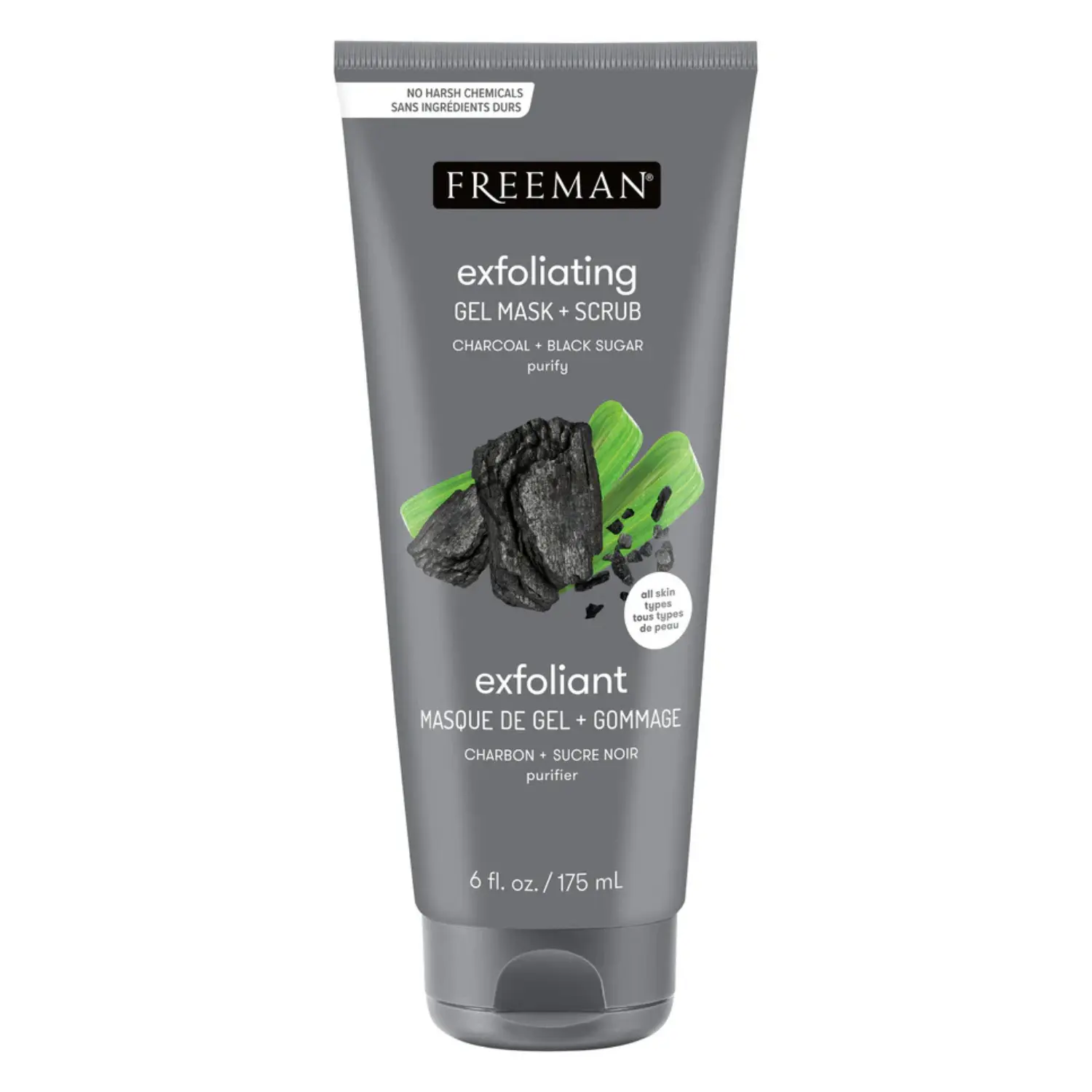 Gel Mask Scrub Charcoal And Black Sugar Purify