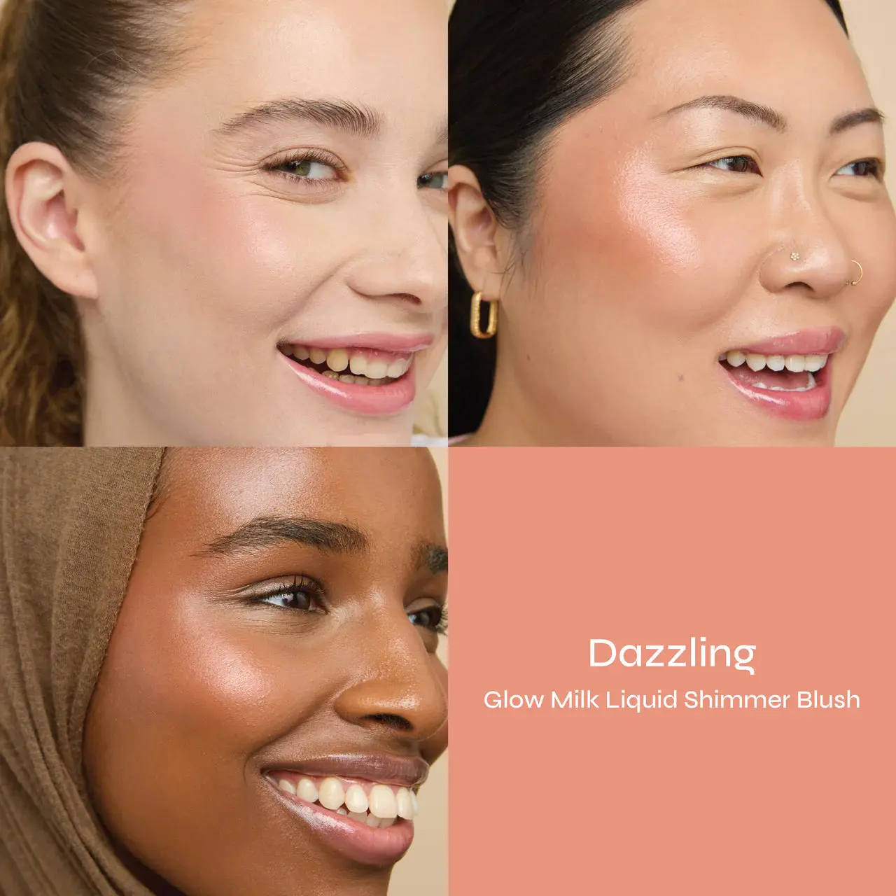 Glow Milk Liquid Shimmer Blush Dazzling - Image 2
