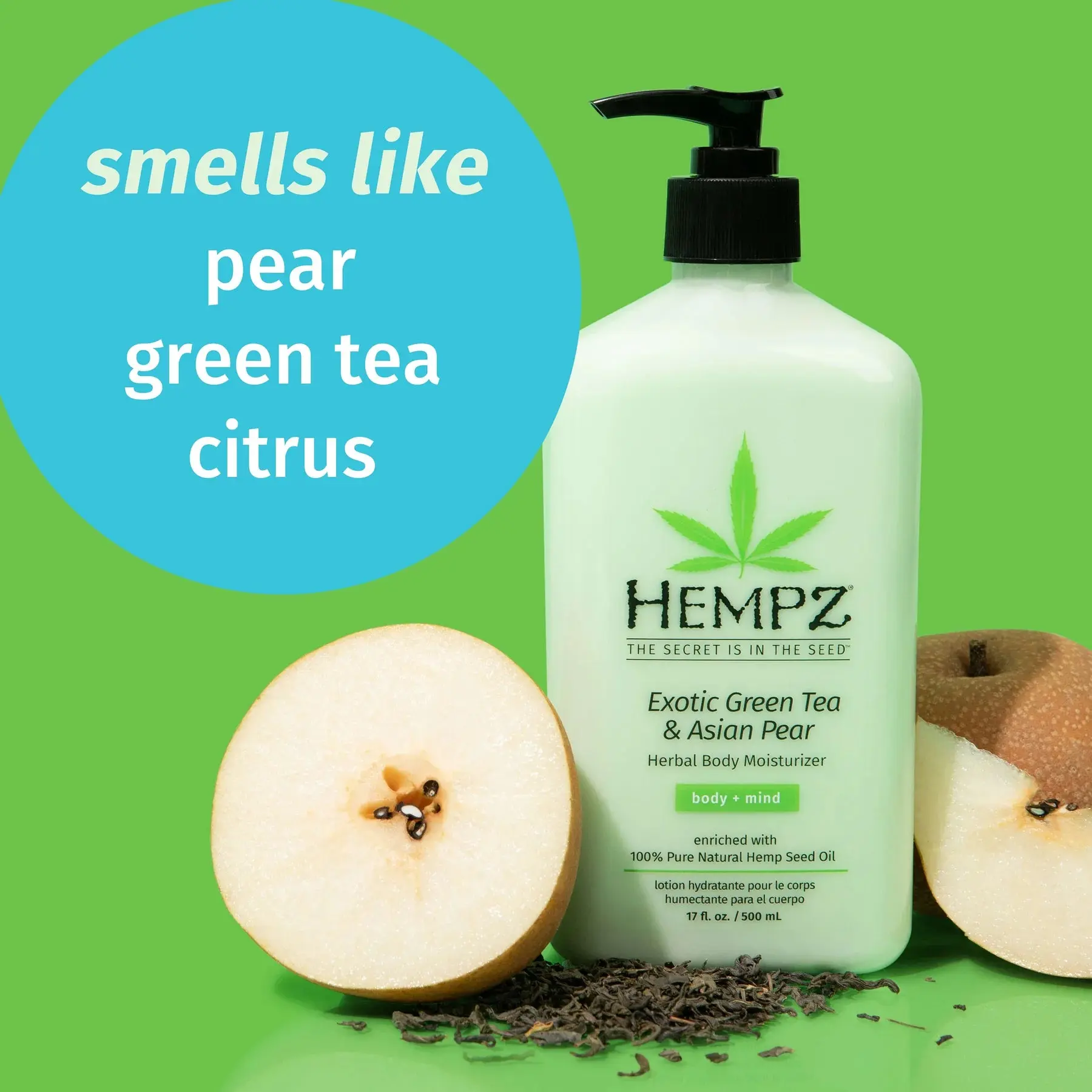 Exotic Green Tea & Asian Pear Herbal Body Moisturizer - Image 2