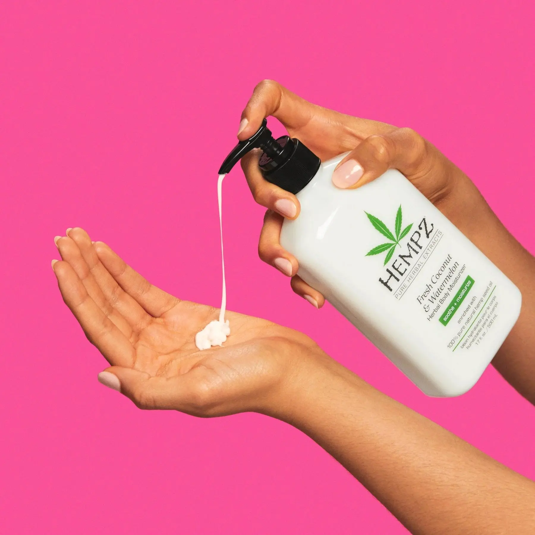 Fresh Coconut & Watermelon Herbal Body Moisturizer - Image 2